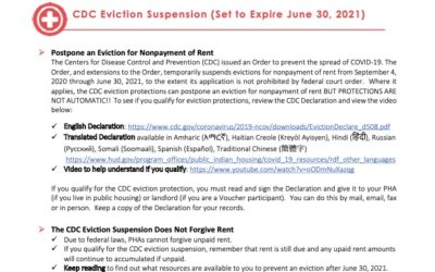 Eviction Prevention and Stability