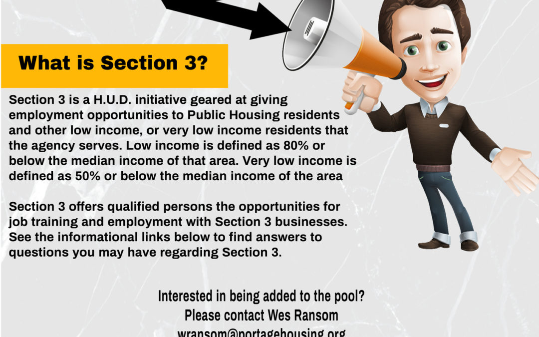 Section 3 Job Training and Employment Opportunities