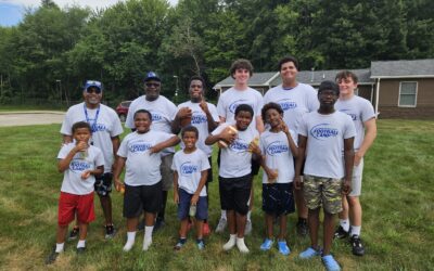 Ravenna High School Football Joins PMHA Kids Summer Camp