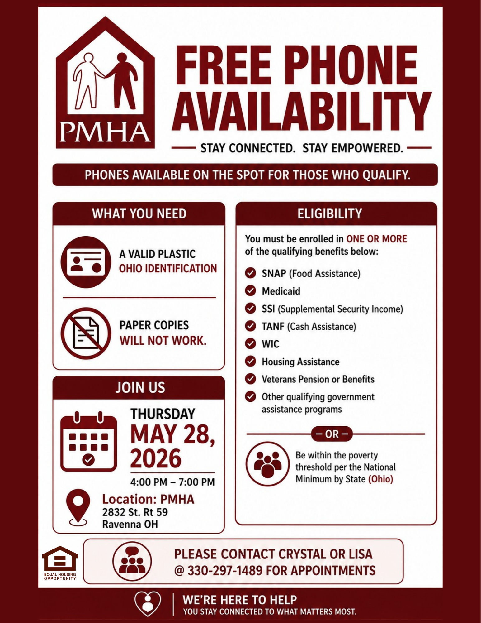 Free Phone Availability Event