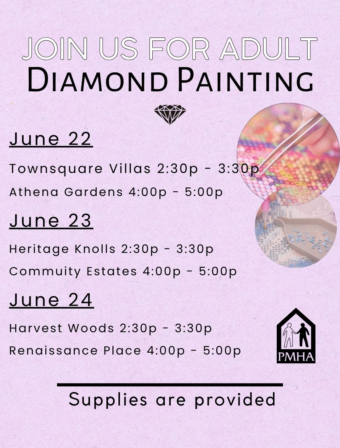 Diamond Painting for Adults – Townsquare Villas