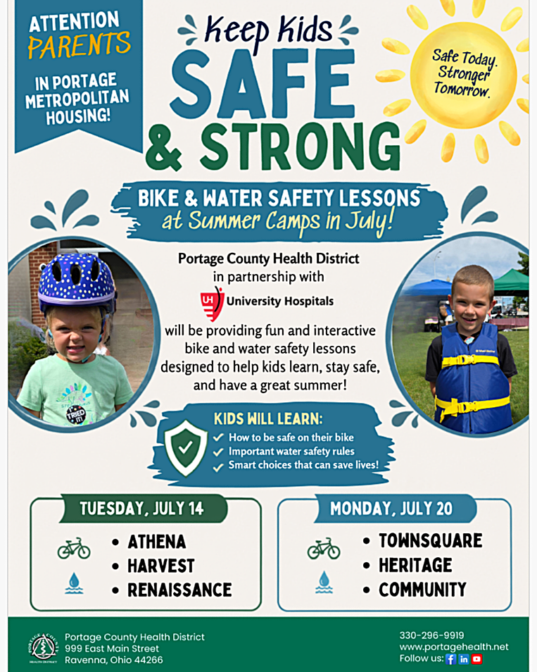 Bike & Water Safety (Athena, Harvest, Renaissance)