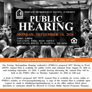 Public Hearing for the PMHA 2027 Moving to Work (MTW) Annual Plan